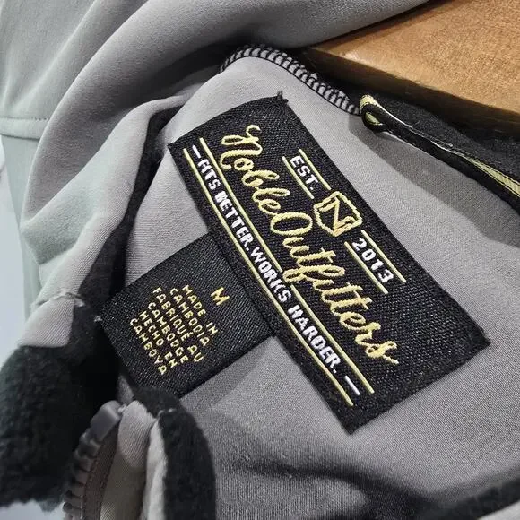 Noble Outfitter Vest Womens Medium Gray Windstopper Windbreaker Shell - Picture 3 of 10